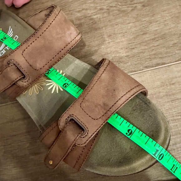 Dansko Isabel Brown Nubuck Women 10-10.5/EU 40 Slip On‎ Hook & Loop Sandals - Picture 3 of 11